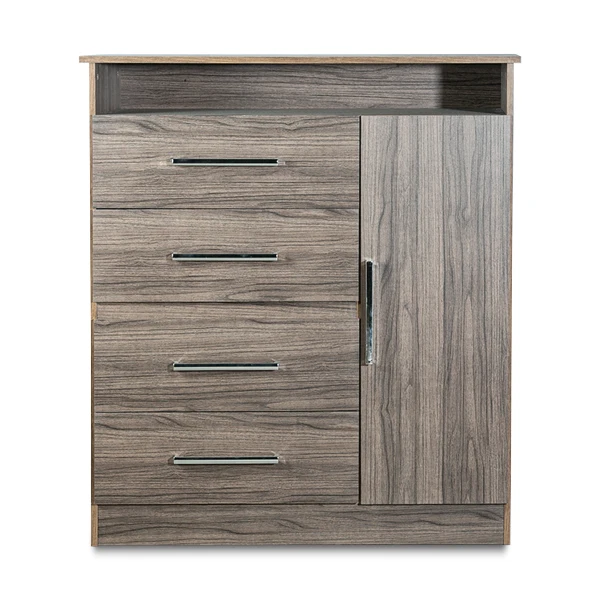 Cómoda Cajonera con estante Máximo color Dakota3