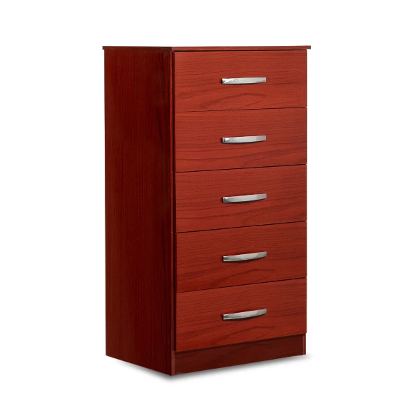 Cómoda Chiffonier Máximo 5 Cajones color Caoba