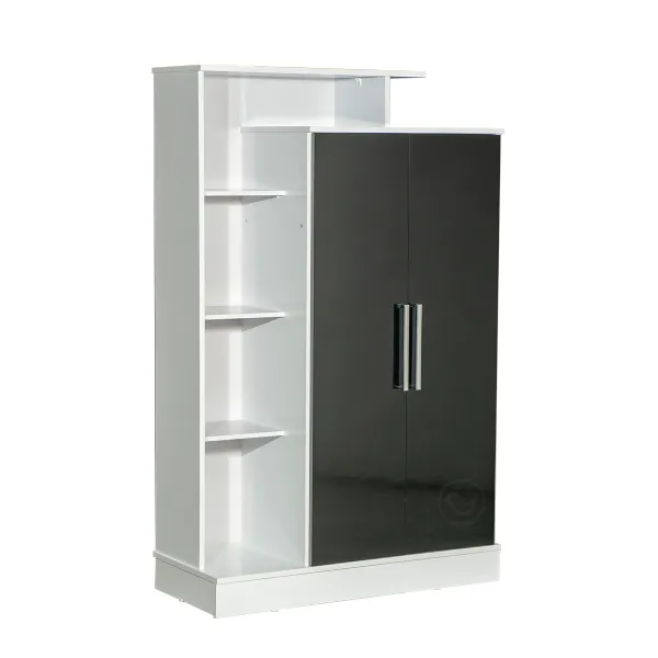 Multifunción Máximo Fortaleza 2 puertas color Negro Blanco