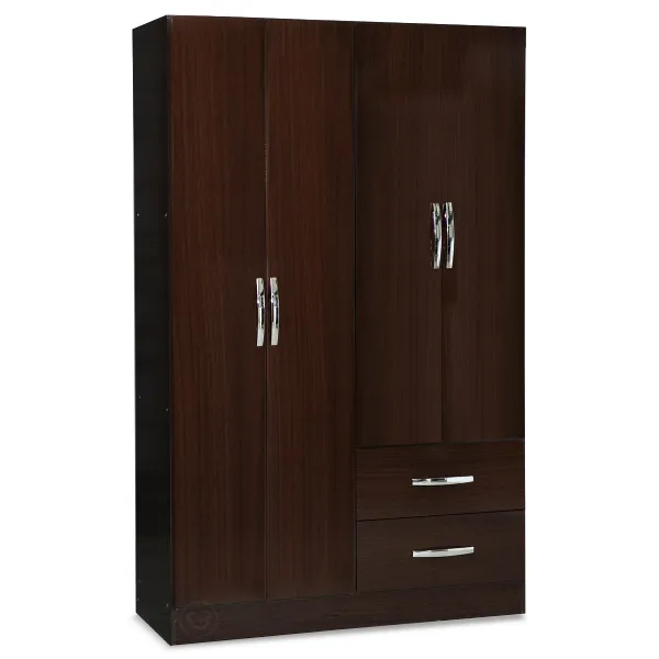 Ropero Máximo Family 4 puertas color Chocolate