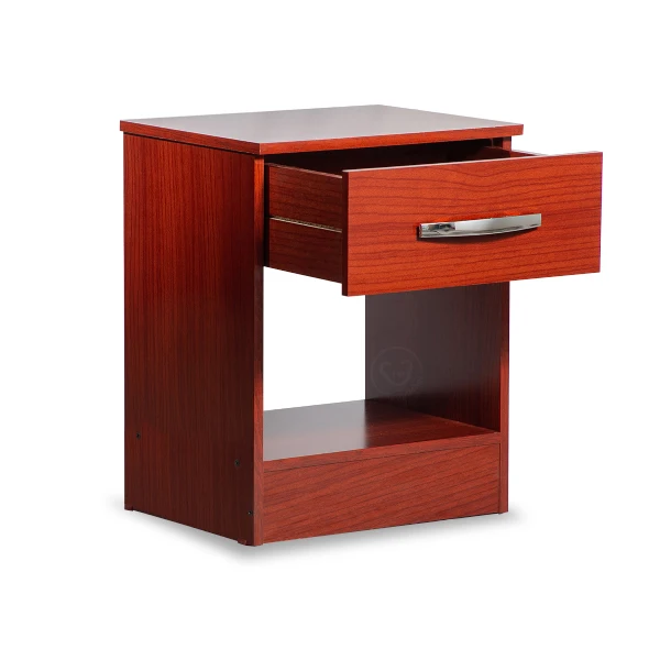 Mesa de Luz Máximo Family 1 cajón color Caoba