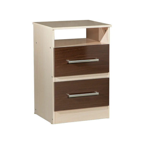 Mesa de luz Máximo color Chocolate – Maple