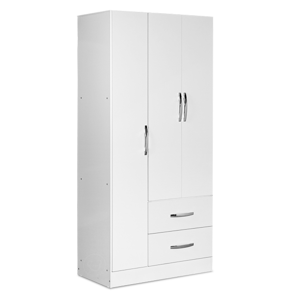Ropero Máximo Family 3 puertas color Blanco