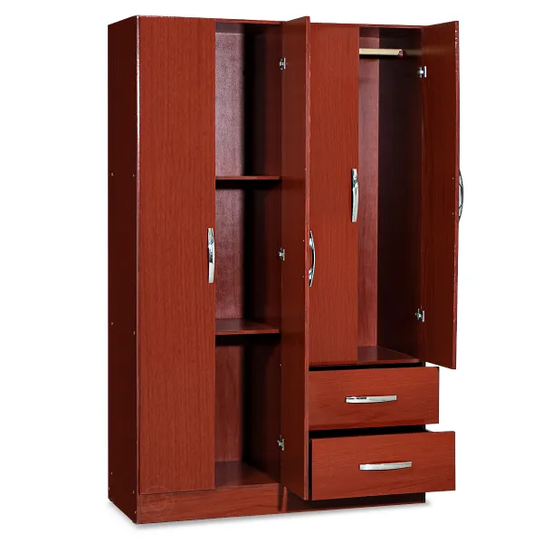 Ropero Máximo Family 4 puertas color Caoba2